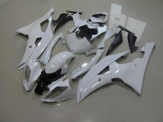 2008-2016 Pearl White No Decals Yamaha YZF R6 Motorbike Fairing UK Stores