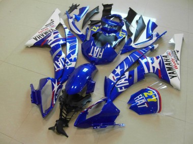 2008-2016 Blue Star Fiat Yamaha YZF R6 Bike Fairing Kit UK Stores