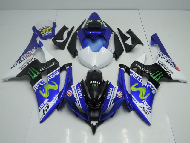 2008-2016 New Movistar Yamaha YZF R6 Motorcycle Fairing Kit UK Stores