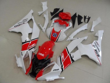 2008-2016 Red White OEM Style Yamaha YZF R6 Motorcycle Bodywork UK Stores