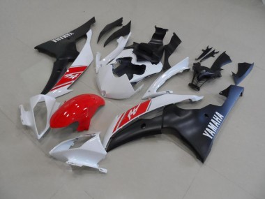 2008-2016 White and Matte Black Yamaha YZF R6 Moto Fairings UK Stores