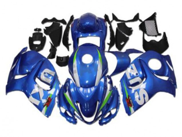 2008-2019 Blue White Suzuki GSXR 1300 Hayabusa Motorcyle Fairings & Bodywork UK Stores