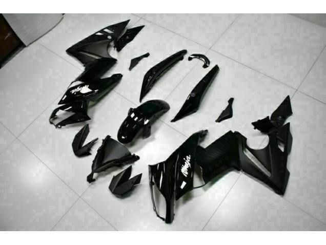 2009-2011 Glossy Black Kawasaki EX650 Bike Fairings UK Stores