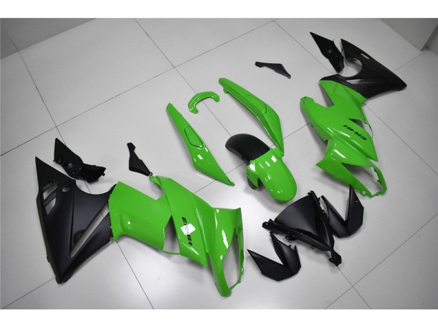 2009-2011 Green Black Kawasaki EX650 Replacement Motorcycle Fairings UK Stores