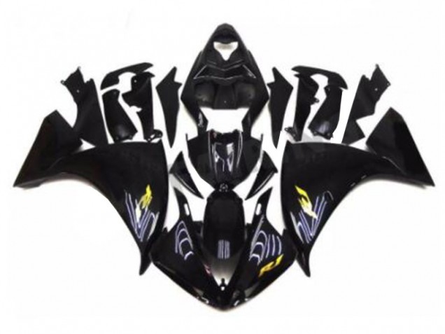 2009-2011 Black Yamaha YZF R1 Bike Fairings UK Stores