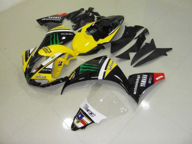 2009-2011 Yellow Monster Yamaha YZF R1 Motorcycle Fairing Kits UK Stores