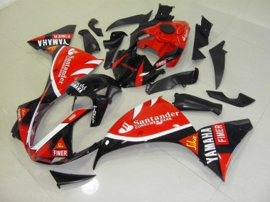 2009-2011 Red Black Santander Yamaha YZF R1 Replacement Fairings UK Stores