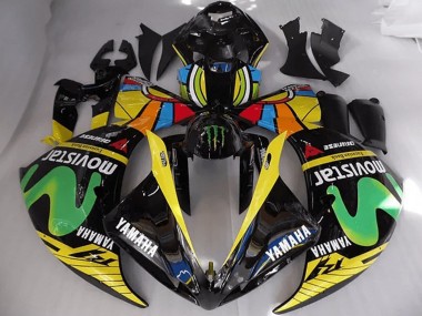 2009-2011 Rossi Moviestar Yamaha YZF R1 Bike Fairing Kit UK Stores