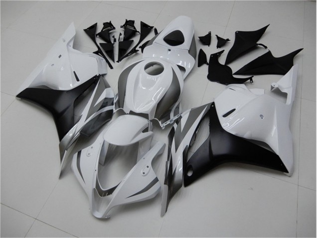 2009-2012 White Silver Black Honda CBR600RR Motor Bike Fairings UK Stores