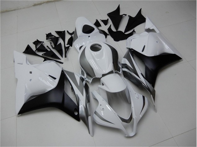 2009-2012 White Silver Black Honda CBR600RR Motor Bike Fairings UK Stores