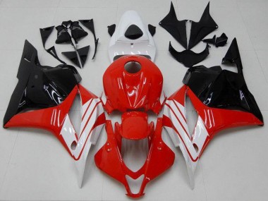 2009-2012 Red White Black Honda CBR600RR Replacement Motorcycle Fairings UK Stores