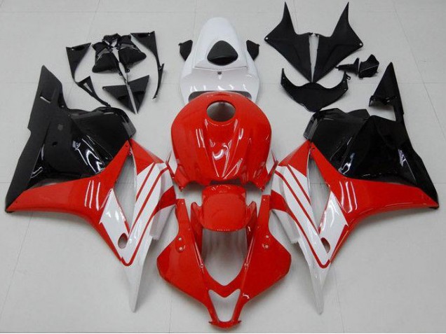 2009-2012 Red White Black Honda CBR600RR Replacement Motorcycle Fairings UK Stores