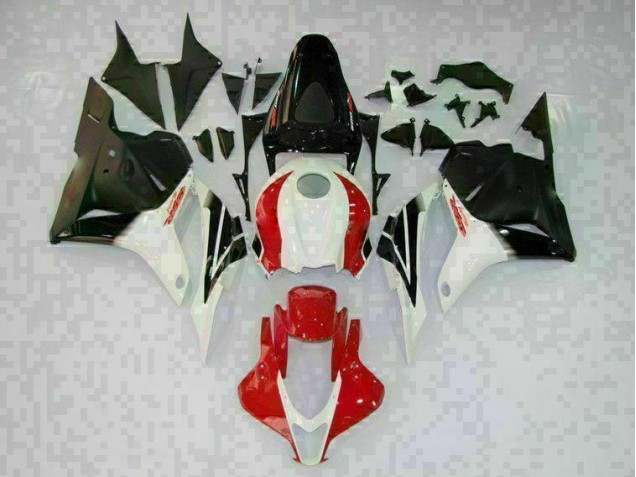 2009-2012 White Black Red Honda CBR600RR Motorcycle Fairings Kit UK Stores