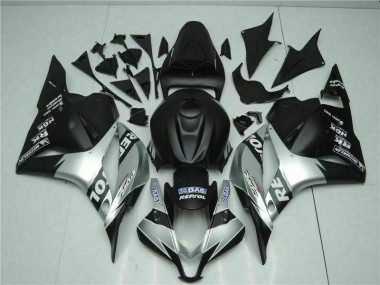 2009-2012 Black Silver Repsol Honda CBR600RR Motorcycle Fairings Kits UK Stores