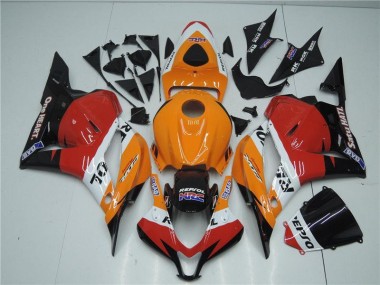 2009-2012 Orange Red Black Repsol Honda CBR600RR Motorcyle Fairings UK Stores