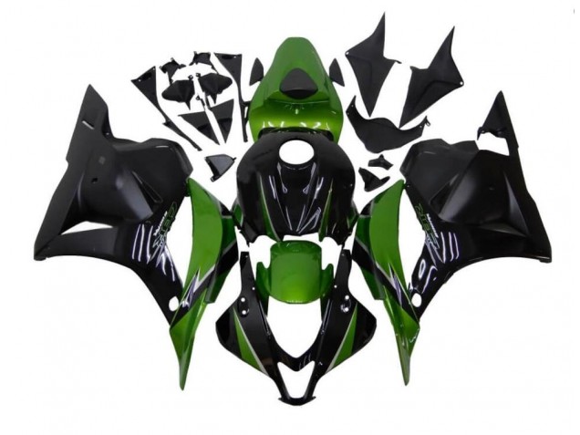 2009-2012 Green Black Honda CBR600RR Motorcycle Fairings Kit UK Stores