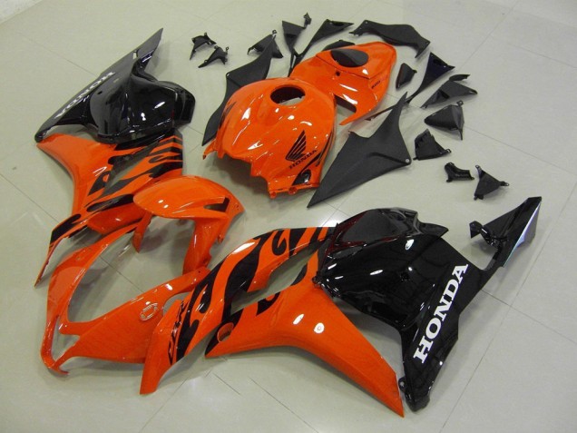 2009-2012 Orange Black Honda CBR600RR Motorcycle Fairing Kits UK Stores