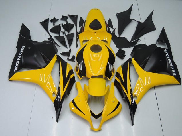 2009-2012 Yellow Black Honda CBR600RR Motorcycle Fairing Kits UK Stores