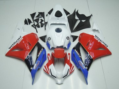 2009-2012 White Motul Red Blue Honda CBR600RR Bike Fairings UK Stores