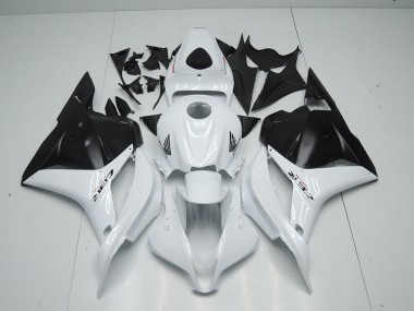 2009-2012 White Matte Black Honda CBR600RR Motorbike Fairing UK Stores