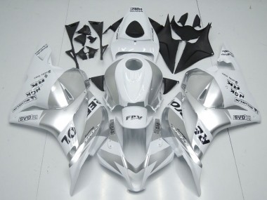 2009-2012 White Silver Repsol Honda CBR600RR Bike Fairing Kit UK Stores