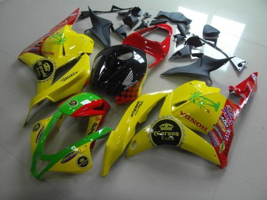 2009-2012 Yellow Corona Extra Honda CBR600RR Motorbike Fairing Kits UK Stores