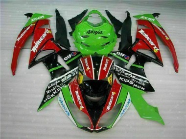 2009-2012 Black Red Green Motorcard Kawasaki ZX6R Motor Fairings UK Stores