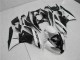 2009-2012 Black White Kawasaki ZX6R Motorcycle Fairings UK Stores