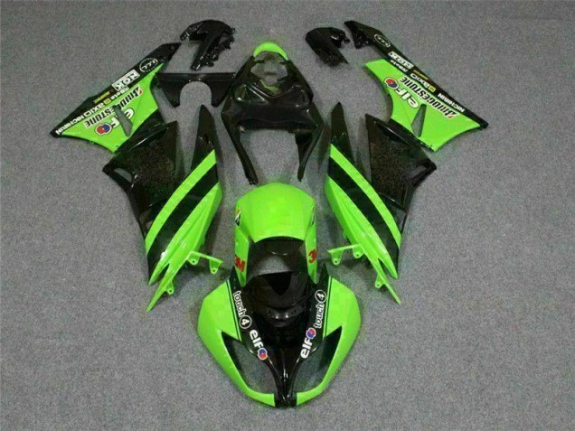 2009-2012 Black Green 3M Touch4 Kawasaki ZX6R Motorbike Fairing UK Stores