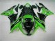 2009-2012 Green Black Kawasaki ZX6R Motor Bike Fairings UK Stores