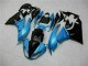 2009-2012 Blue Black Kawasaki ZX6R Motorcyle Fairings UK Stores