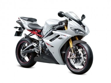 2009-2012 Pearl White Black Triumph Daytona 675 Triple Motorbike Fairing UK Stores