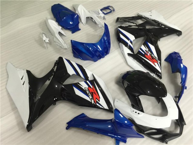 2009-2016 White Blue Black Suzuki GSXR1000 Motorbike Fairings UK Stores