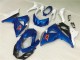 2009-2016 Blue White Suzuki GSXR1000 Motor Fairings UK Stores