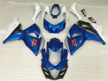 2009-2016 Blue White Suzuki GSXR1000 Motor Fairings UK Stores