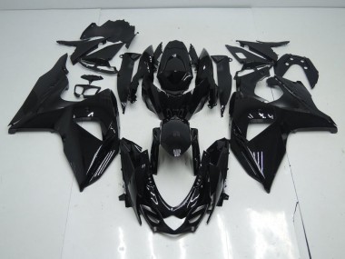 2009-2016 Glossy Black Suzuki GSXR 1000 K9 Motorbike Fairings UK Stores