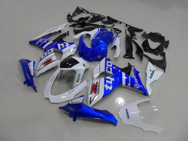 2009-2016 Blue Tyco Suzuki GSXR 1000 K9 Motorbike Fairing Kits UK Stores