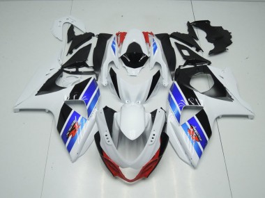 2009-2016 White Blue Black Suzuki GSXR 1000 K9 Bike Fairing UK Stores