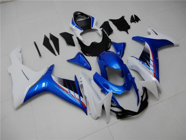 2011-2021 Blue White Suzuki GSXR 600/750 Motorbike Fairing Kits UK Stores