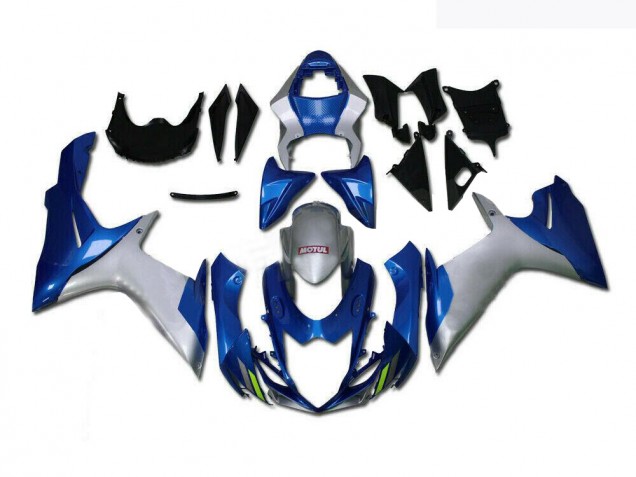 2011-2021 Blue Silver Suzuki GSXR 600/750 Motorcycle Fairings UK Stores