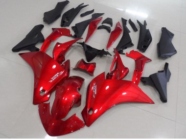 2011-2013 Red Matte Black Honda CBR250RR Motorcyle Fairings UK Stores