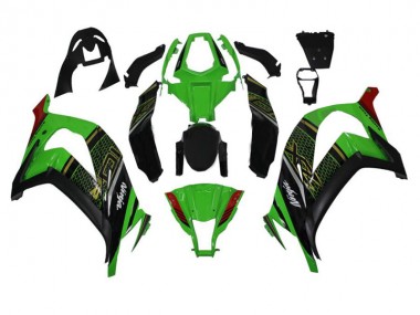 2011-2015 Green Black Kawasaki ZX10R Bike Fairing UK Stores