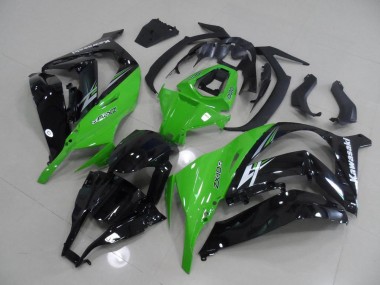 2011-2015 Green and Black Kawasaki ZX10R Motorcycle Replacement Fairings UK Stores