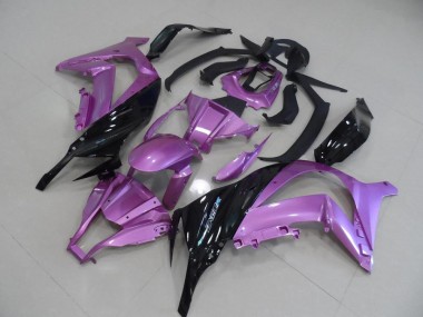 2011-2015 Pink and Black Kawasaki ZX10R Motorcycle Fairings Kit UK Stores