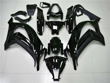 2011-2015 Glossy Black Kawasaki ZX10R Moto Fairings UK Stores