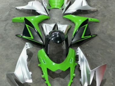 2011-2021 Green Silver Suzuki GSXR 600/750 Bike Fairing Kit UK Stores