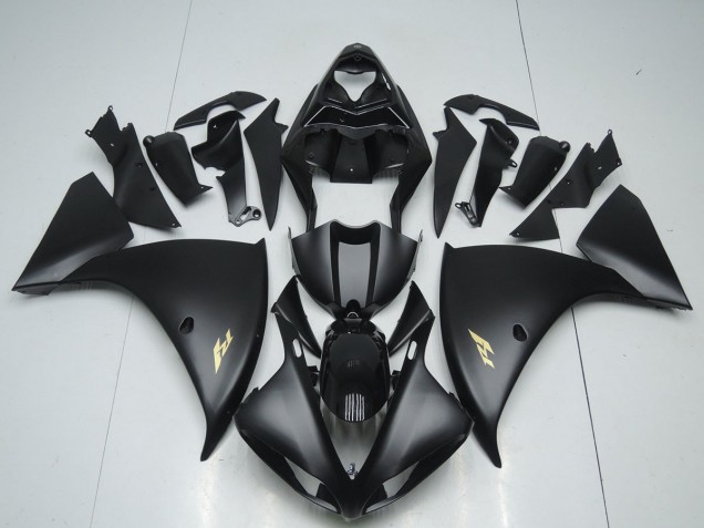 2012-2014 Matte Black Sticker Yamaha YZF R1 Motorcycle Bodywork UK Stores