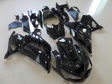 2012-2021 Glossy Black Kawasaki ZX14R ZZR1400 Motorbike Fairing Kits UK Stores