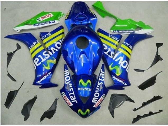 2012-2016 Movistars Honda CBR1000RR Motorcycle Replacement Fairings UK Stores