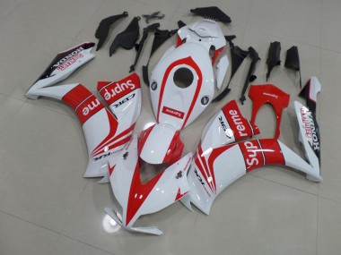 2012-2016 Red and White Supreme Honda CBR1000RR Motorbike Fairing UK Stores